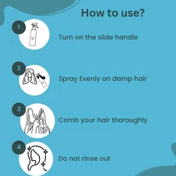 URBA Detangler Mist Spray 200 ml for Soft, Smooth, Tangle-free, Paraben & Sulfate Free 7.03 Fl Oz image 4