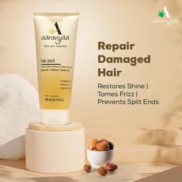 aaranyaa Hair Pack With Argan Oil (200Ml) Hair Mask For Dry & Frizzy Hair | Deep Conditioning And Hair Fall Control | For Men & Women | 200Ml - Sulphate Free, (1 count) image 3