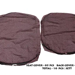 Sree Lakshmi Garments Plain Sofa Seat Cover Set of 5 Pcs - Seat Cover(23 Inches x 21 Inches), Sofa Seat Covers Back (18 Inches X 21 Inches) Coco Dot image 4