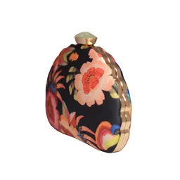 artklim D- Shaped Clutch Bag For Women With Detachable Chain Sling Strap image 3