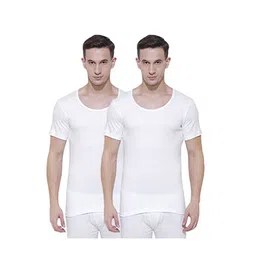 prince Men's Thermal TOP Half Sleeves Pack of 2 (Cream) image 1