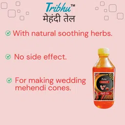 generic Tribhu Rajasthani Mehendi Oil | Henna | Mehandi | For Hands | Pure Mehendi Oil |100% Pure Natural | 50ml image 2