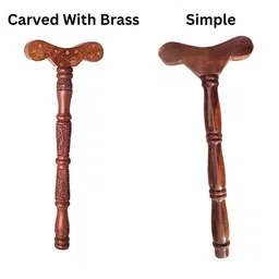 generic Handcrafted Wooden Yoga Danda Meditation Stick | Pure Wood Meditation Stick for Mala Jaap, Mantra Dhyan, and Yoga Asanas (YOGA-PLAIN, MEDIUM) image 2