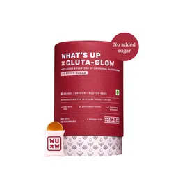 What's Up Wellness Gluta-Glow Gummies | Liposomal Glutathione with Vitamin C for Radiant Skin Tone | Depigmentation | Detoxification | 30 Days | Men & Women | No Added Sugar image 1