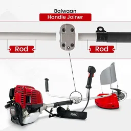 Alloy Aluminium Handle Joiner for All Brush Cutters (35cc, 50cc and 52cc) image 4