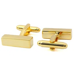 peluche Gold Bar Cufflinks for Men image 5
