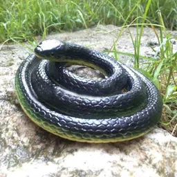 TOYSFAST (Pack of 6) Black Snake Toys Prank Rubber Snake Toys 28 inch Black Colour Snake Use of Project Snake Combo Toys Set(A562) image 2