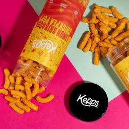 KEPPS Chickpea Pop Variety (Pack of 6) Snack, Gluten Free, Rich in Fiber and Protein, Never Fried, Low Calorie, Delicious Munchies, For All Age (110 Gm X 6) image 4