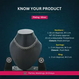 sasitrends German Silver Necklace for Women and Girls image 2