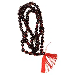 SRI YAGNAA - Black Guriginjala Mala - 108 Beads Mala - Guriginja Mala - Natural Black Gunja Mala - Kala Gunja Mala - Chirmi Mala image 1