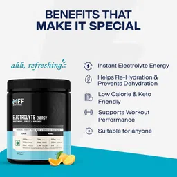 MyFitFuel Electrolyte Energy, Hydration & Replenishment. With Green Tea Extract, L-Threonine For Better Performance (200g Orange) image 2