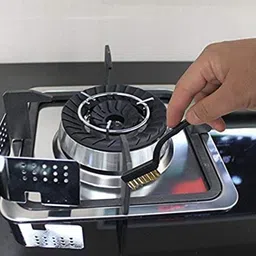 Sulfar 3pcs Mini Wire Brush Set (Steel/Nylon/Brass Brush), Black, 0244 image 4