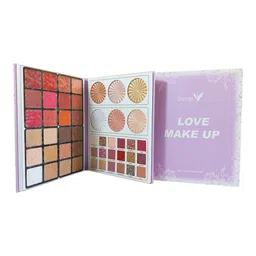 COSLUXE all in one makeup palette, 48 Color Makeup Palette #Daroge - Highlight, Contour, Eyeshadow, Blusher, Eyebrow All In One Gift Kit For Women - 138 Grams (01) image 4