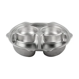 THEONI Stainless Steel Owl Plate for Kids – Divided Dinner Tray for Toddlers & Babies | BPA-Free, Non-Toxic, Unbreakable, Durable | Perfect for Gifting & Daily Meals image 5