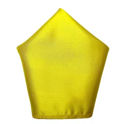 young arrow Satin Pocket Square for Men, Wedding Handkerchief for Suits, Blazers & Tuxedo Men's Pocket Square (Yellow) image 4