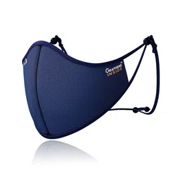 g1 wonders Antiviral Graphene Silver Nanotechnology Protective Layer Anti Pollution Washable Reusable Face Mask (Blue Color) image 2