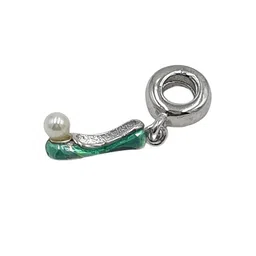 sahiba gems Stylish & Cool 925 Sterling Silver Shoe Charm Pendant Charm Fits For Bracelets/Anklets/Chain image 1