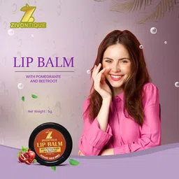 Zivontique Lip Balm with Pomegranate, Beetroots image 2