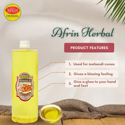 AFRIN Henna Mahendi Saniya Oil For Making Mahendi cones - 200 ml image 3