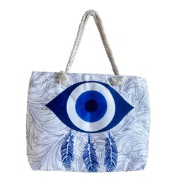 the house of rajpadmini Beach Party Edition:- Beach Tote Bag with complimentary Pouch image 3