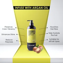 delofil professional DELOFIL PROFESSIONAL's Color Detangling Conditioner 800ml Pack of 1 | Banish Tangles & Revive Thick, Colored Hair |Say Goodbye to Knots & Fade image 3