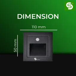 esysense inspire sensing ESYSENSE (ESY-L20STEX) Motion Sensor LED Foot Light, 3W Outdoor PIR Motion Light, IP65 Waterproof Wall & Concealed Light, 6500K Cool White, Grey Body, Energy-Saving Sensor Light image 3