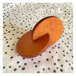 Thasvi Wooden Interlocking Discs for Kids 3 Months and Above, Montessori Toy, Wooden Toys, Wooden Teethers, Early Learning, Toys for Baby Boy & Girls image 4