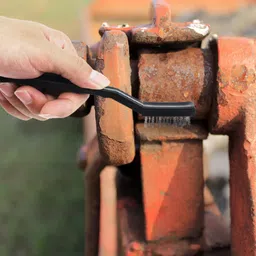 Sulfar 3pcs Mini Wire Brush Set (Steel/Nylon/Brass Brush), Black, 0244 image 2