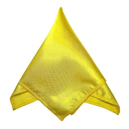 young arrow Satin Pocket Square for Men, Wedding Handkerchief for Suits, Blazers & Tuxedo Men's Pocket Square (Yellow) image 2