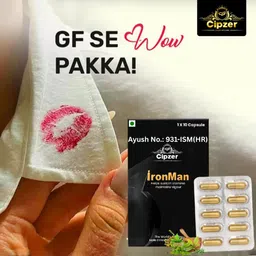 CIPZER IronMan 10 Capsules | Improve Strength, Stamina, Energy & Daily Wellness Naturally (10 Capsules) image 4