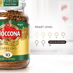 Moccona Espresso Style Bold & Intense Instant Coffee Powder -100 gm (Glass Jar)|Best Coffee |Premium Coffee Powder | Freeze Dried Coffee | Arabica Robusta Blend - Pack of 1 image 5
