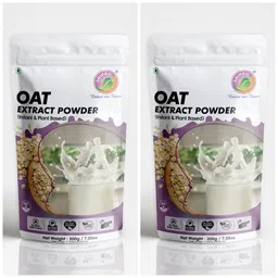 Saipro's Oat milk powder, 400 g(200 g*2 packs), Sugar free, Diabetic friendly, Oat extract powder of Nordic & Australian oats. 100% Plant based Oat Extract Powder of Nordic & Australian oats| Lactose free, Dairy free oat milk For Bevarges |Food| No added Color, No Preservatives image 1