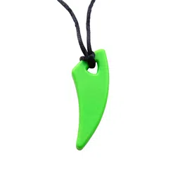 Abley's Silicone Chew Necklace for Anxiety, Autism, ADHD, Sensory Processing (Green) image 1