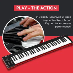 Nektar SE61 61-Key Full-Size Velocity-Sensitive USB Midi Keyboard Controller with Nektar DAW Integration and Free Professional Recording Software image 5