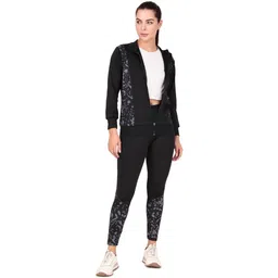benzos Women's Body Fitted Gym Running Sports Track Suit | Regular Casual Fit | Track Suit for Girls & Women | Fabric - Polyester image 1