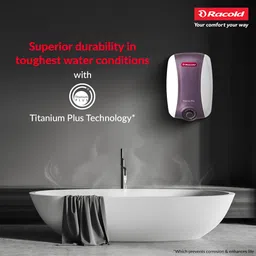 Racold Eterno Pro Storage Water Heater (Geyser) 25L with ABS Body – Vertical Geyser for Bathroom, 3 Levels of Safety, Energy Efficient, Titanium Enamelled Coating, Free Standard Installation & Pipes image 2