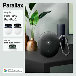 CASEOLOGY by Spigen Vault Case Cover Compatible with Google Pixel Buds Pro 2 / Pixel Buds Pro 1 (TPU | Matte Black) image 2