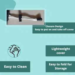 khoobrez Polyvinyl Chloride (Pvc) Waterproof, Indoor And Outdoor Exercise Cycle And Bike Cover Ebc(Black) image 4