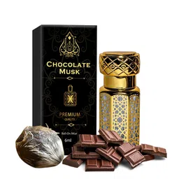 AYAZ Chocolate Musk Attar Perfume|Rich Cocoa & Sensual Musk Blend | Long-Lasting, Alcohol-Free Fragrance | Unisex Essential Oil Perfume (6ml) image 1