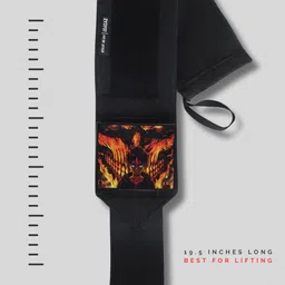 ZYZFIT Wrist Wraps with Superhero Patch Adjustable Gym Wrist Support with Thumb Loop Great for Crossfit, Powerlifting, Bodybuilding(Eren Yeager) image 5