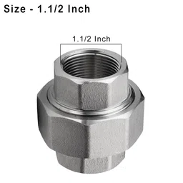 B.K.Jagan and Co SS Union Pipe Fitting (1.1/2 inch) image 2