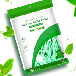 theodore Fresh Mint Dental Floss Picks | Dentist Designed & most convenient teeth Flosser for fresh Breath & complete oral plaque removal (Fresh Mint) image 5