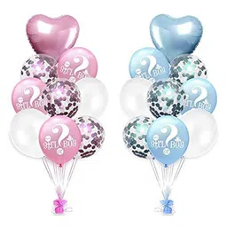 Amfin Baby Shower Balloons Decoration Kit Multicolour - Pack of 20 image 3