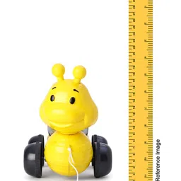 Toyzone Bee Pull Along Toy - Yellow image 3