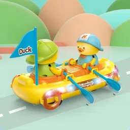 AKN TOYS Musician Toy for Kids with Music and Flashing Light rowing boat Playing with Electric Toys for Kids - Color May Vary image 3