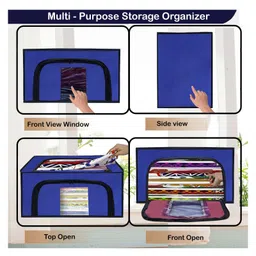 Urban Choice Small Organizer (Blue) Compact & Durable Storage Solution for Home & Office image 4