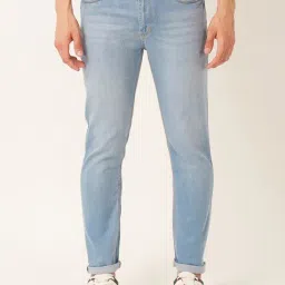 Forever 21 Blue Mid Waist Straight Fit Regular Length Jeans-picture-39