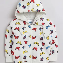 Bumzee Kids White Printed Full Sleeves Sweatshirt-picture-34