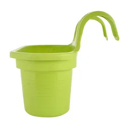 Kuber Industries Green Solid Single Hook Planters image 3