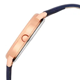 VIRAKTI Women Brass Dial & Leather Straps Analogue Watch F-71-BLUE-P image 5